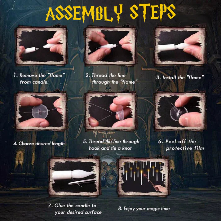 Hallowick™ Floating Flameless Candle – Limited Halloween Edition 🎃