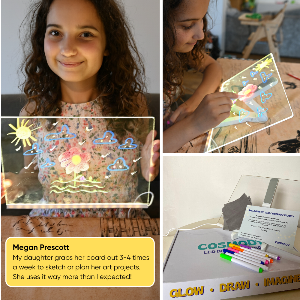 Child drawing on LumiBoard
